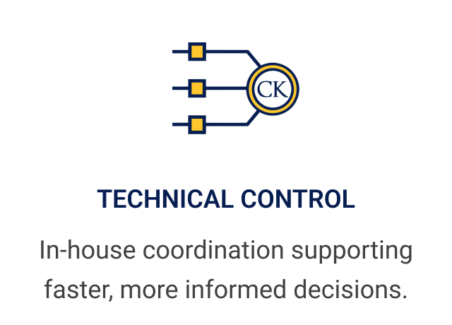 Technical Control - new blue Technical Control - new blue